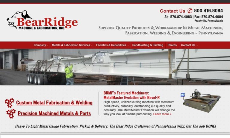Bear Ridge Machine & Fabrication, Inc.