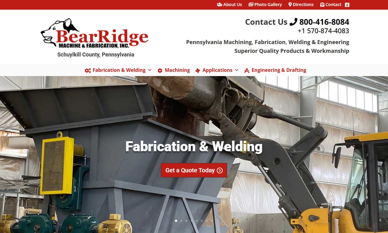 Bear Ridge Machine & Fabrication, Inc. Bear Ridge Machine & Fabrication, Inc.